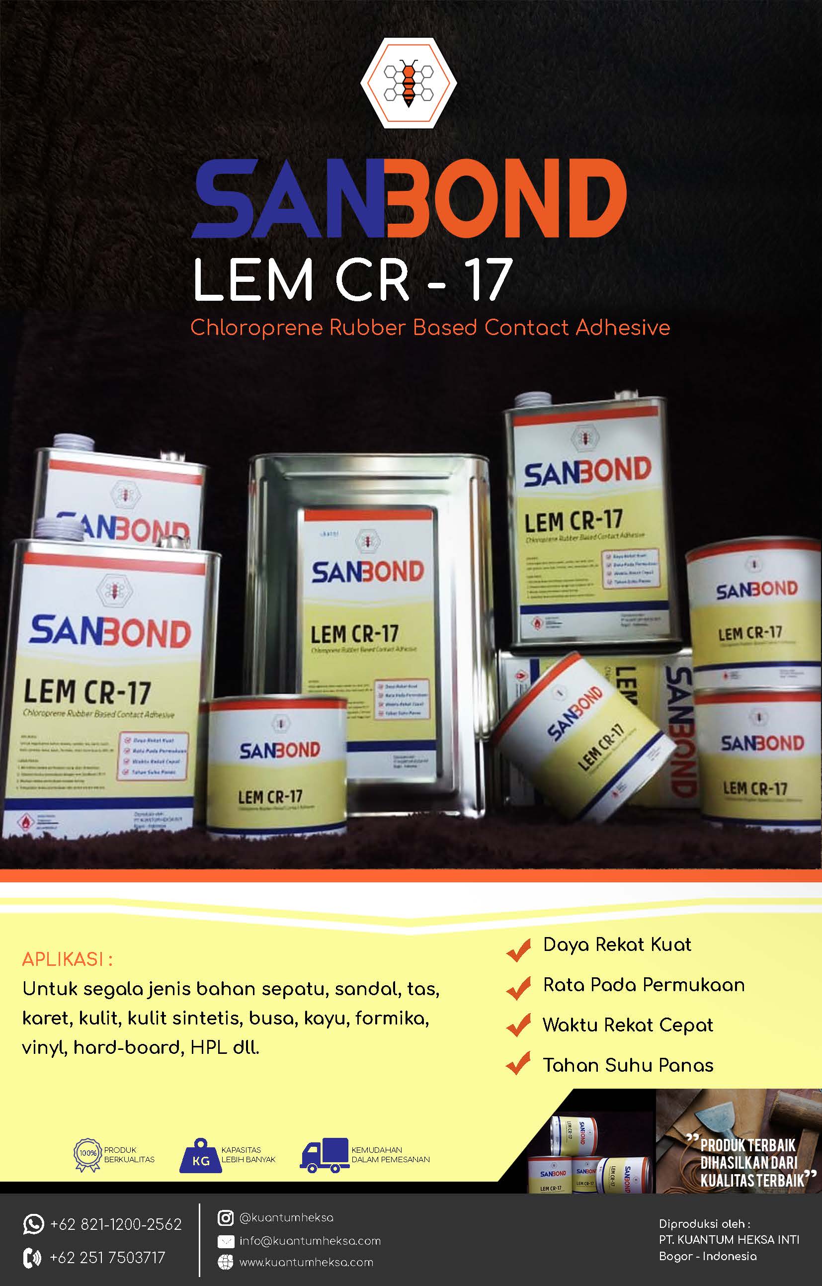 Sanbond Lem CR-17 NEW